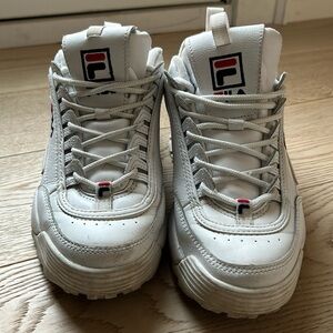 White Fila Sneakers